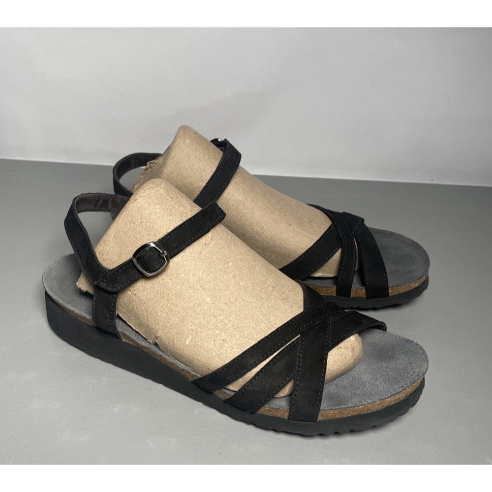 NAOT BRITTANY BLACK SANDALS SIZE EU41 / US 10